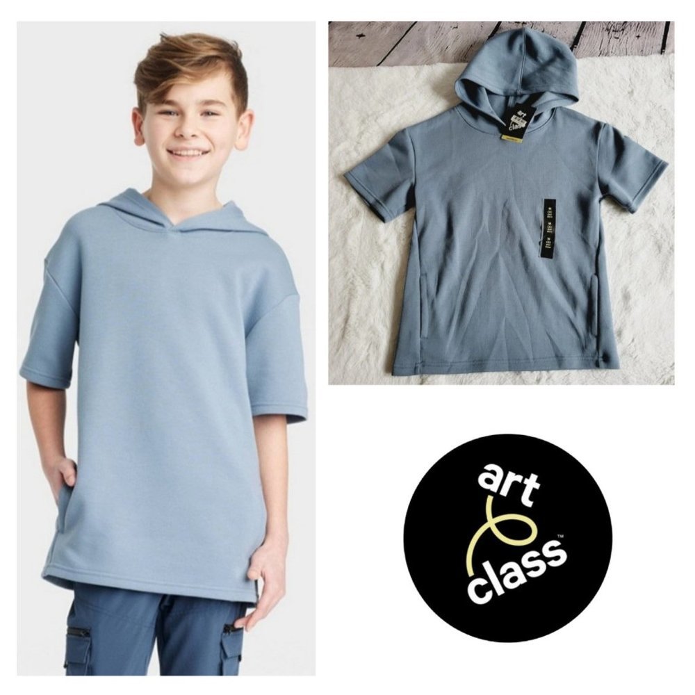 Art Class, Boys' Sport Hooded Sweatshirt, 3KIDQ-Ai - Picture 1 of 4
